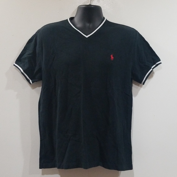 polo by Ralph Lauren men's black and white shirt - Picture 2 of 8